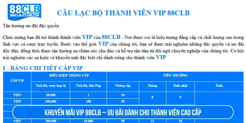 Khuyến Mãi VIP