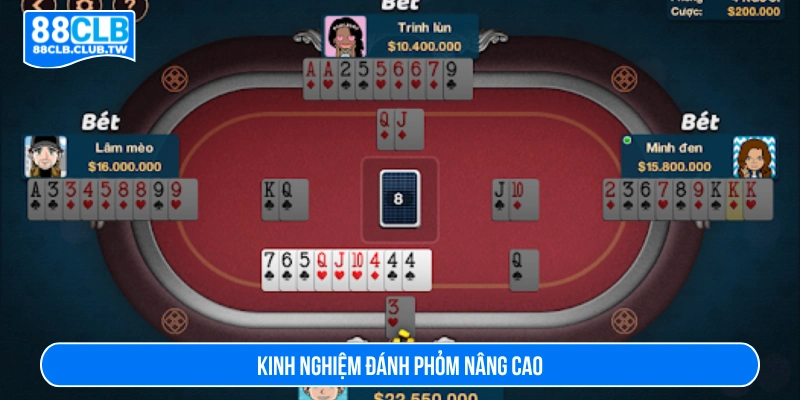 Kinh nghiệm cược phỏm nâng cao 